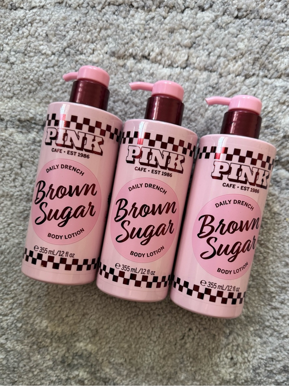VS PINK- brown sugar fragrance lotion